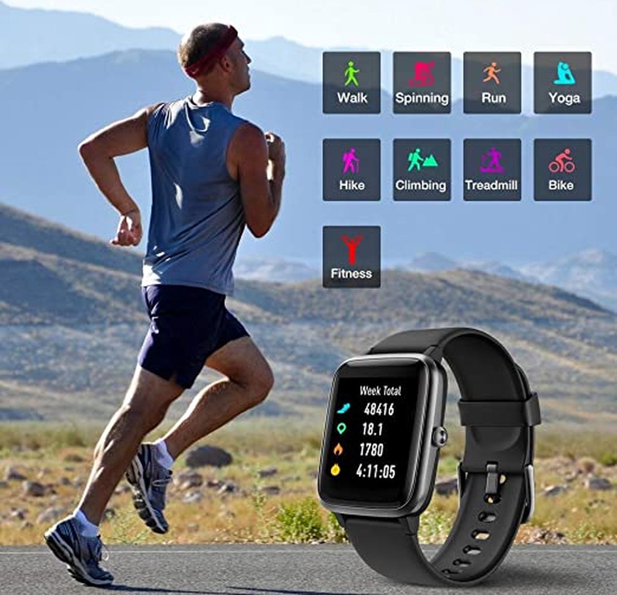 Umidigi Uwatch 3 Smartwatch Onyx Black