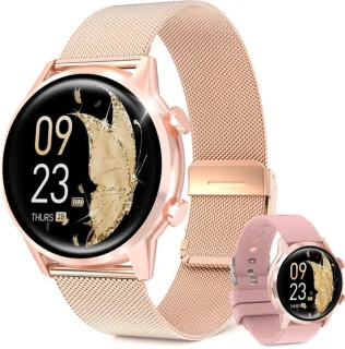 Unisex smartwatch 1,39 inch roze