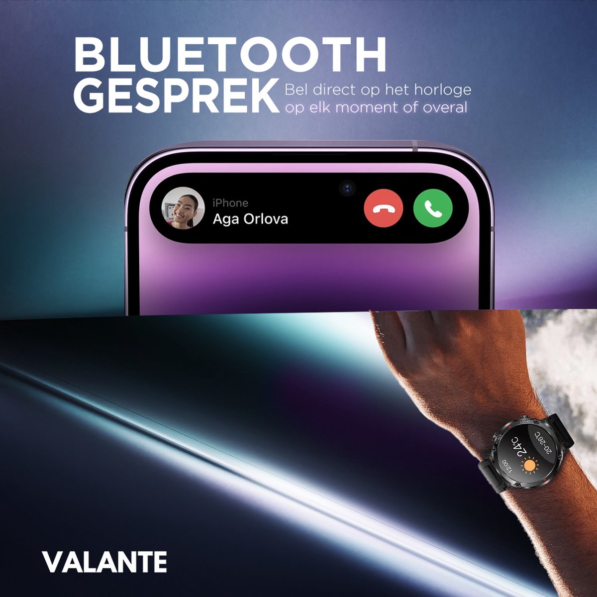 Valante ProXena Smartwatch 44 mm Groen