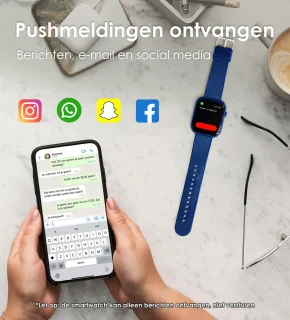 Voltic Smartwatch 47mm Blauw