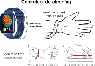 Voltic Smartwatch 47mm Blauw