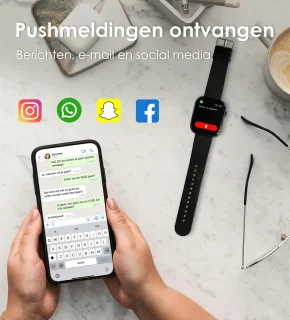 Voltic Smartwatch 47mm Zwart