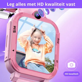 Voltura Kinder Smartwatch GPS 4G Met Simkaart Zwart