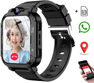 Voltura Kinder Smartwatch GPS 4G Met Simkaart Zwart