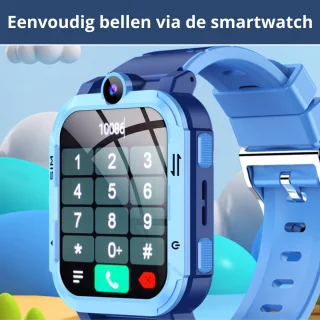 Voltura Kinder Smartwatch GPS 4G Met Simkaart Zwart
