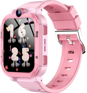 Voltura Kinderen GPS Smartwatch 4G Roze inclusief Simkaart