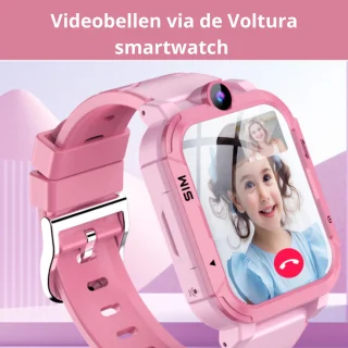 Voltura Kindersmartwatch 4G GPS Blauw inclusief Simkaart