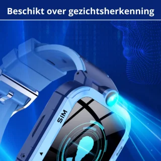 Voltura Kindersmartwatch 4G GPS Blauw inclusief Simkaart
