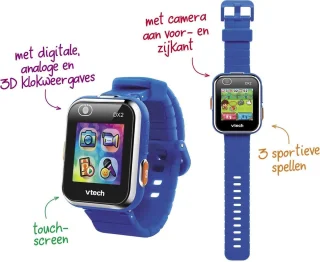 VTech KidiZoom DX2 Smartwatch Kinderhorloge Blauw