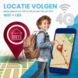 VUBIO B3 4G Kinder Smartwatch Blauw