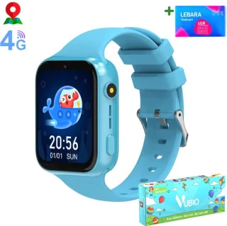 VUBIO B3 4G Kinder Smartwatch Blauw