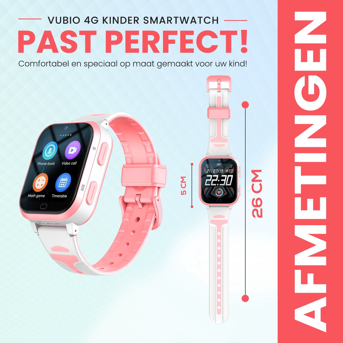 Wat vinden we goed aan de VUBIO D1 4G Kinder Smartwatch