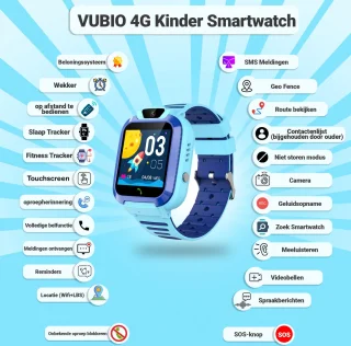 VUBIO Kinder Smartwatch B2 4G