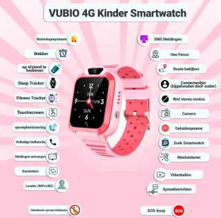 VUBIO Kinder Smartwatch B2 4G