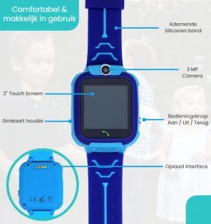 VUBIO Kinder Smartwatch Blauw