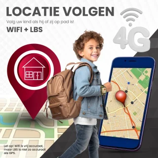 VUBIO Kinder Smartwatch L2 4G Zwart