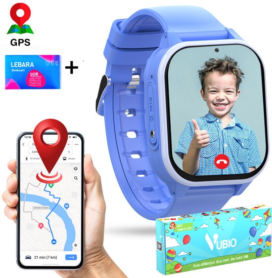 VUBIO Kinder Smartwatch S1 4G — communicatie en veiligheid binnen handbereik