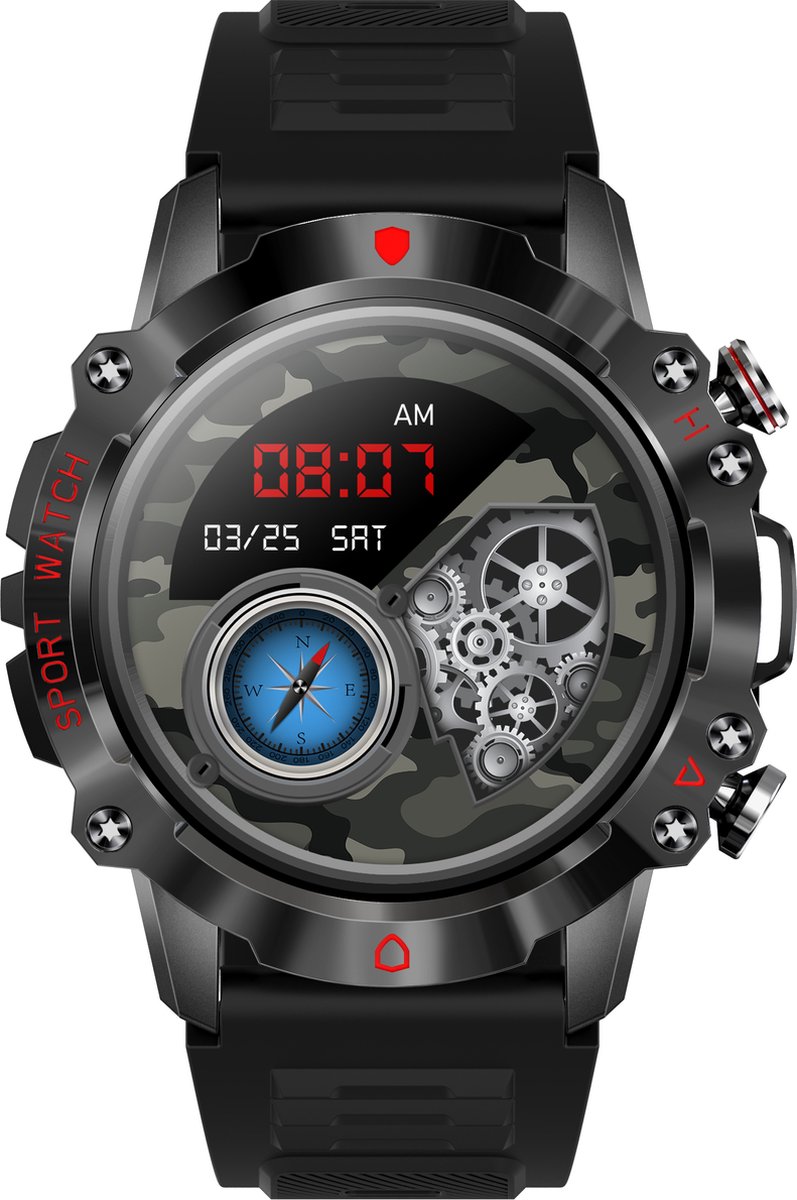 Watch Go Smartwatch Dames 45 mm Donkergrijs