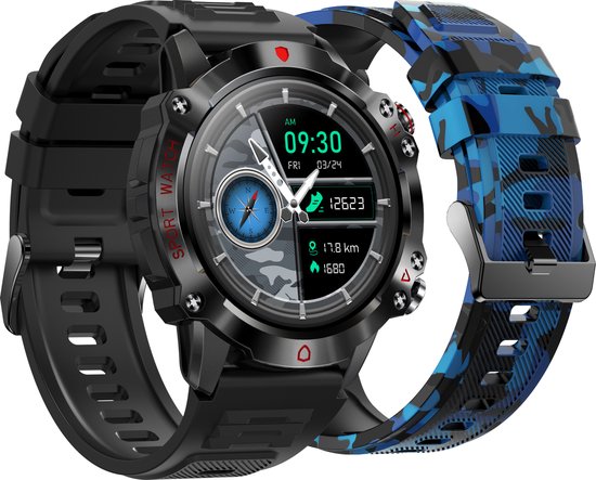 Watch Go Smartwatch Dames 45 mm Donkergrijs