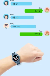 Watcher VI Touch 4G kinder smartwatch roze inclusief SIM-kaart