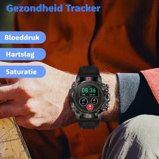 WatchGo Outdoor Smartwatch 45mm - Unisex - iOS & Android