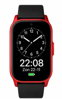 WatchToCare Halo gps alarmhorloge senioren rood