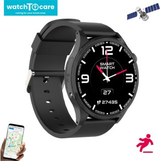 WatchToCare Pulse GPS Tracker Smartwatch Senioren 4G inclusief Lebara Sim
