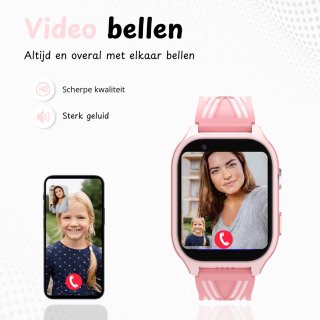 Wat vinden we goed aan de WB Goods Kinder Smartwatch Roze