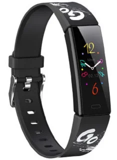 West Watches Model Wood Smartband Zwart