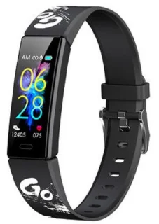 West Watches Model Wood Smartband Zwart