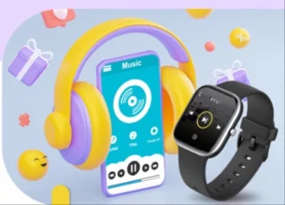 West Watches Sky Smartwatch Kinderen Paars