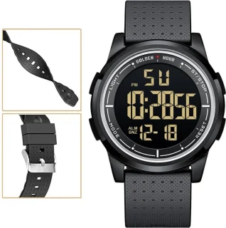 White-Label Sporthorloge Smartwatch Zwart