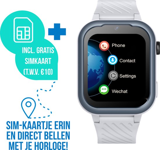 Wiesba WB39 GPS Kinderhorloge Grijs