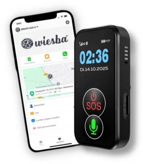 Wiesba WB61S GPS-alarmknop voor ouderen