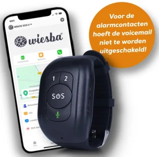 Wiesba WB62S SOS-knop gps horloge senior smartwatch