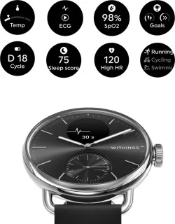 Withings Scanwatch 2 38mm Zwart