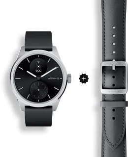 Withings ScanWatch 2 42mm Zwart Leather Band Bundle