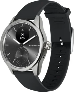 Withings ScanWatch 2 42mm Zwart Leather Band Bundle