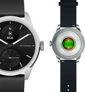 Withings ScanWatch 2 42mm Zwart Leather Band Bundle
