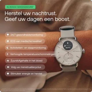 Withings ScanWatch 2 Hybride Smartwatch 42mm Midnight Blauw
