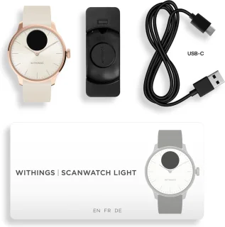 Withings Scanwatch Light 37mm Zand