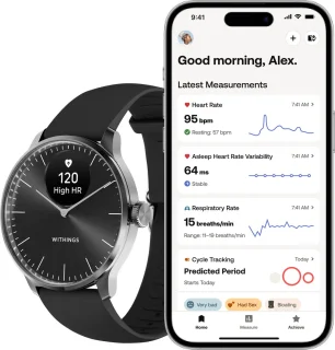 Withings Scanwatch Light 37mm Zwart