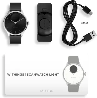Withings Scanwatch Light 37mm Zwart