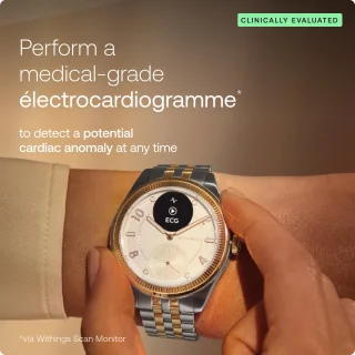 Withings ScanWatch Nova Brilliant 39mm Goud