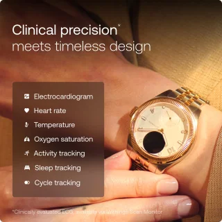 Withings ScanWatch Nova Brilliant 39mm Goud