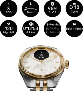 Withings ScanWatch Nova Brilliant 39mm Goud