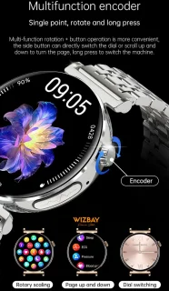 WizBay Premium Select 1.28" AMOLED Smartwatch