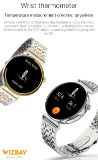 WizBay Premium Select 1.28" AMOLED Smartwatch