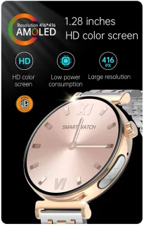 WizBay Premium Select 1.28" AMOLED Smartwatch