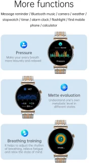 WizBay Premium Select 1.28" AMOLED Smartwatch